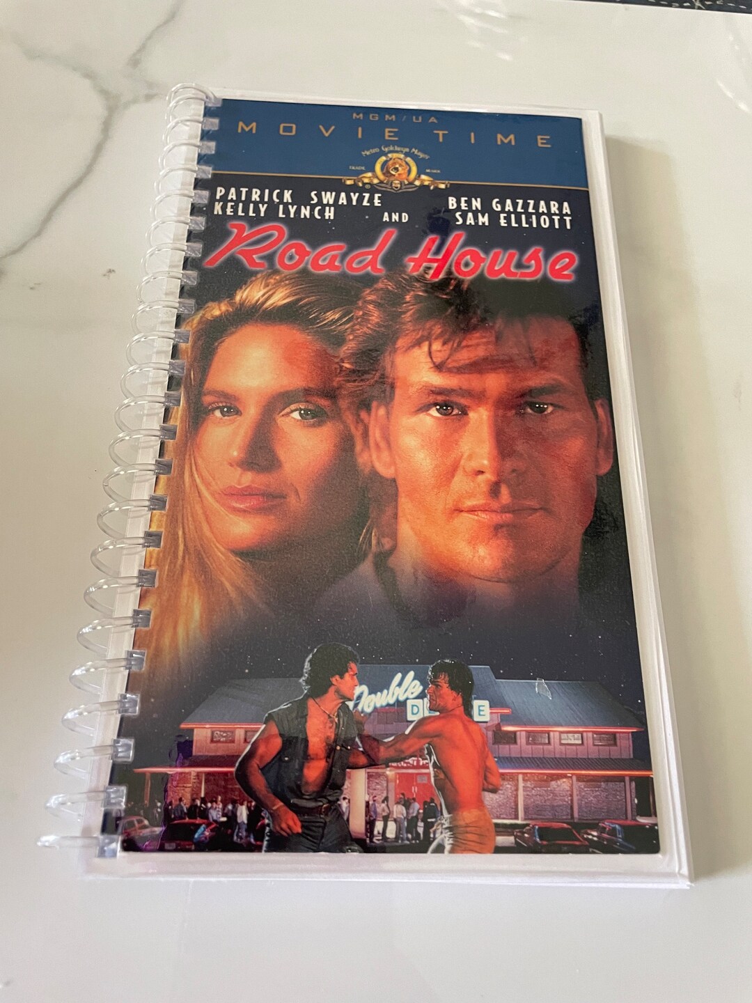 Road House Movie VHS Upcycled Spiral Bound Notebook Journal Vintage ...
