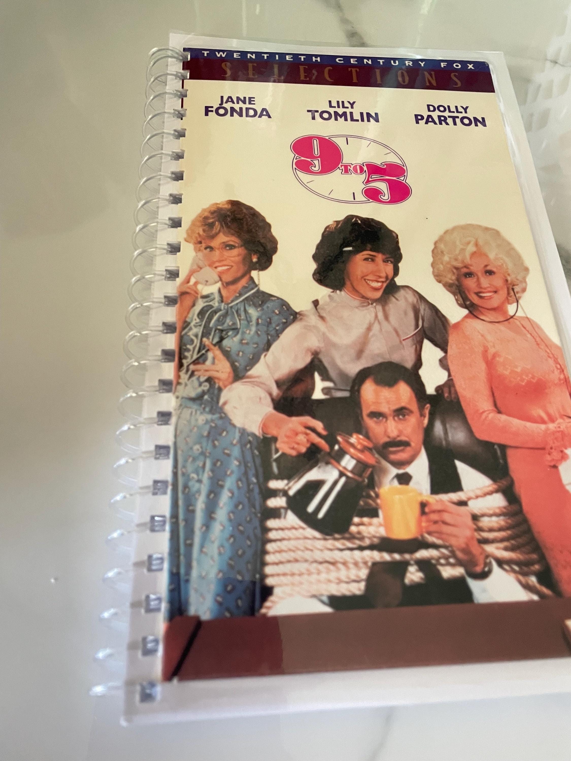 9 to 5 Movie VHS Video Upcycled Spiral Bound Notebook Notepad Journal ...