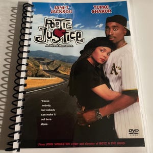 つつつ、2Pacのレコードがシブちぃ! 3タイトルセット Poetic Justice Movie DVD Upcycled Spiral Bound Notebook Journal