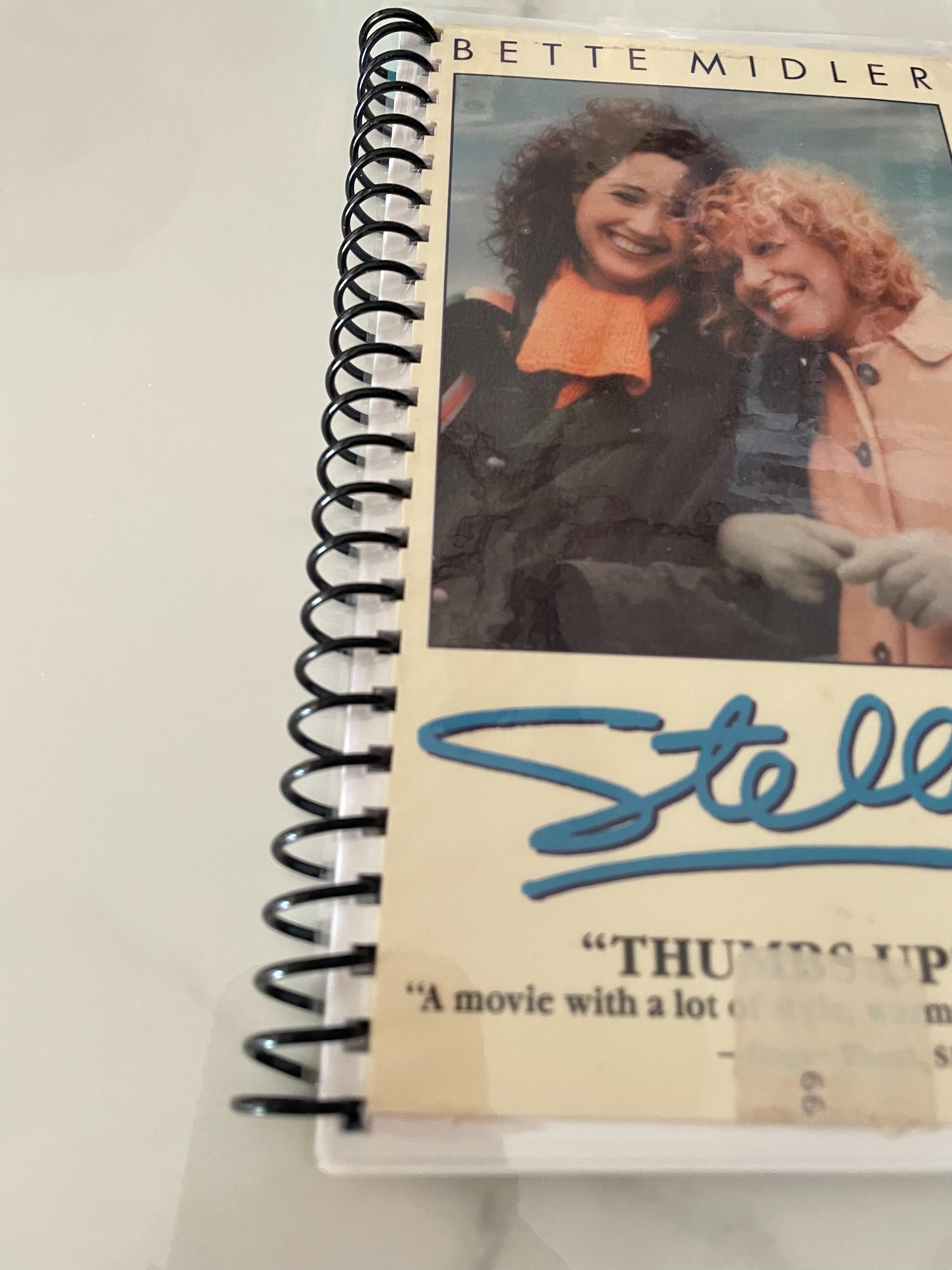 Stella Movie VHS Upcycled Spiral Bound Notebook Notepad Journal Vintage ...