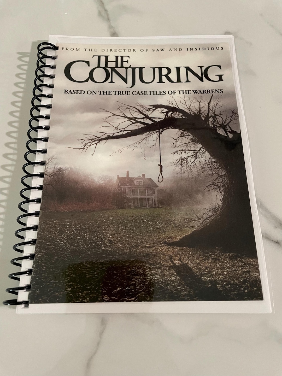 The Conjuring Movie DVD Upcycled Spiral Bound Notebook Notepad Journal ...