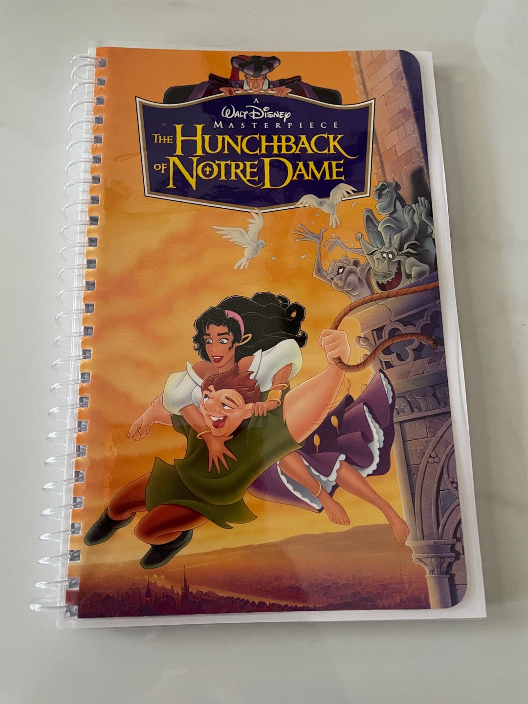 Walt Disney the Hunchback of Norte Dame 90s Movie VHS Upcycled Spiral ...