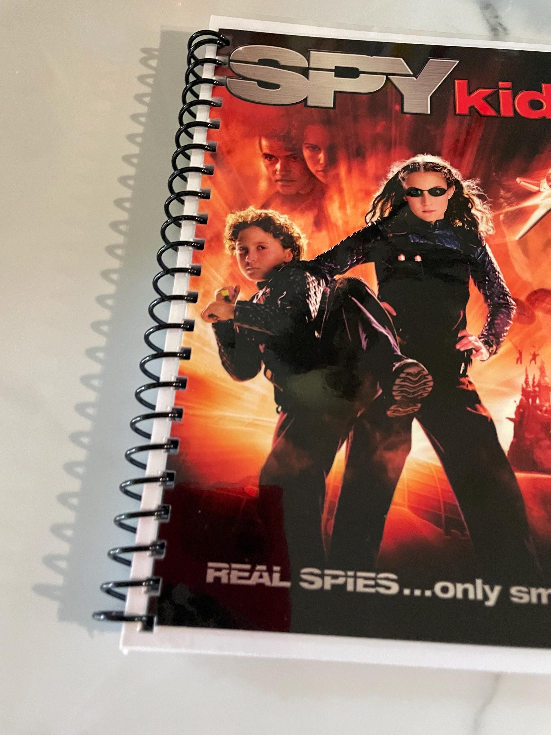 Spy Kids Movie DVD Upcycled Spiral Bound Notebook Journal Notepad ...