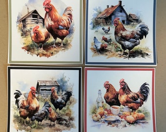 Chicken Themed Coasters