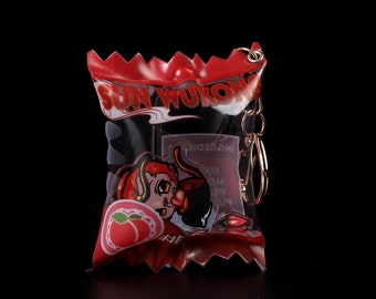 Chibi Peach Sun Wukong Monkey King Candy Keychain