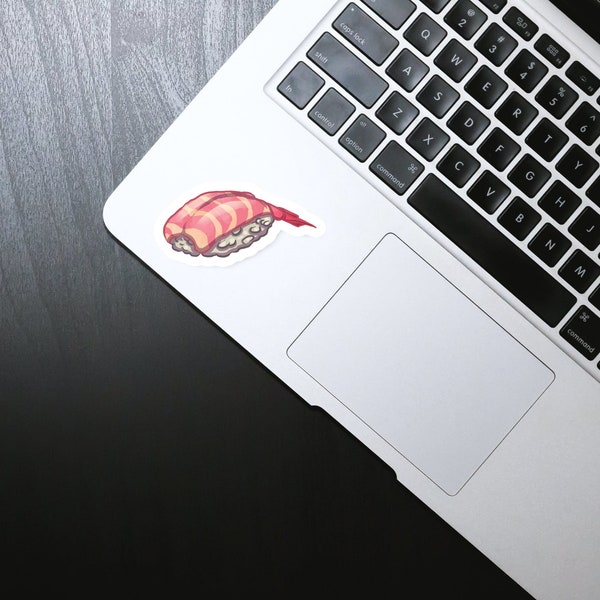 Ebi Nigiri Sushi 3" x 3" Sticker