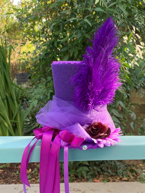 Mad Hatter Tea Party Fascinator PURPLE 
