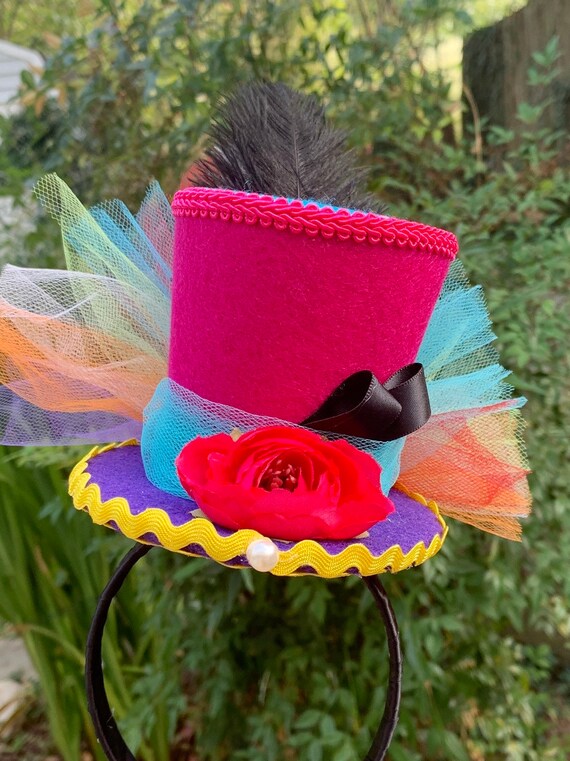 Tea Party Hat Mad Hatter Headband Felt 