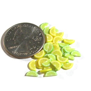 Lemon Lime Fruit Halve Slices 30pcs