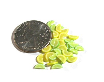 Lemon Lime Fruit Halve Slices 30pcs