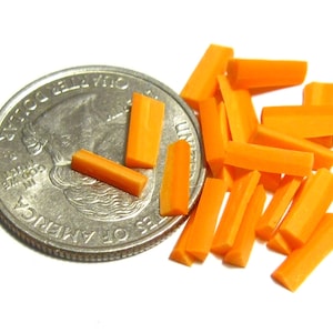 Bastoncini di carota per casa delle bambole 20 pezzi