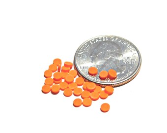 Miniatur Dickschnitt Karotten Scheiben 30 Stück 3 mm - 3,4mm