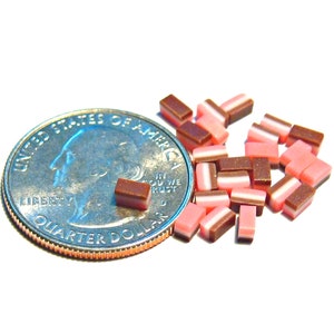 Dollhouse Miniature Neapolitan Candies 25pcs