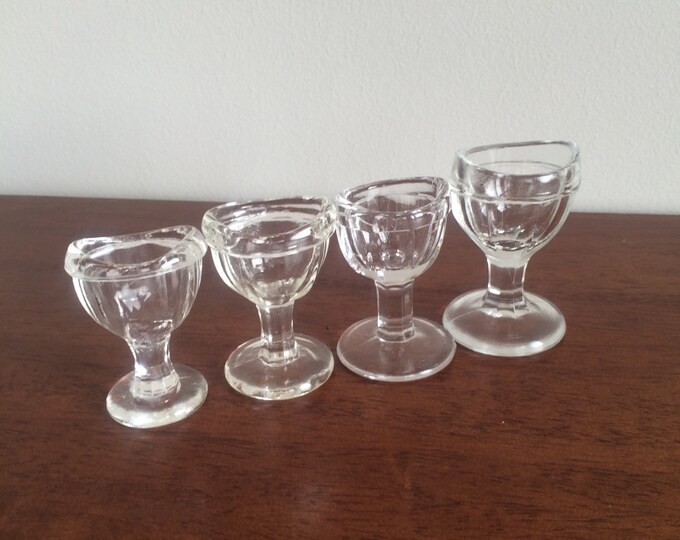 Antique Eye Wash Cup Glass Optical Medical Device Instant Etsy