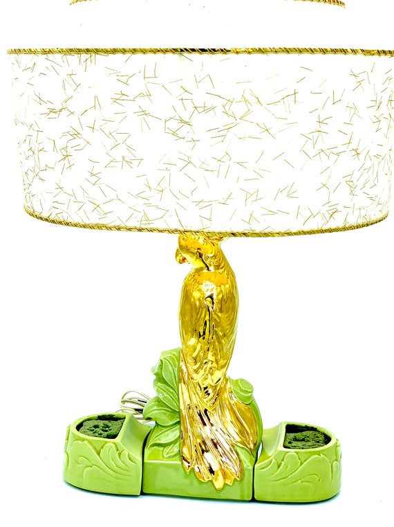 Vintage Chartreuse Ceramic Lamp Vintage Chartreuse Ceramic Lamp
