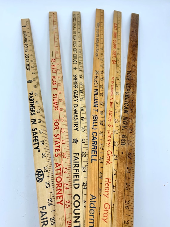 Promotional Custom Printed Wooden Yardsticks