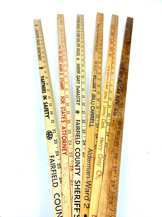 Political Yardsticks, Wood Measuring Sticks, Vote Republican, Advertisement  Premium, Free Advertising, Modern Farmhouse, Buy 1 or More 