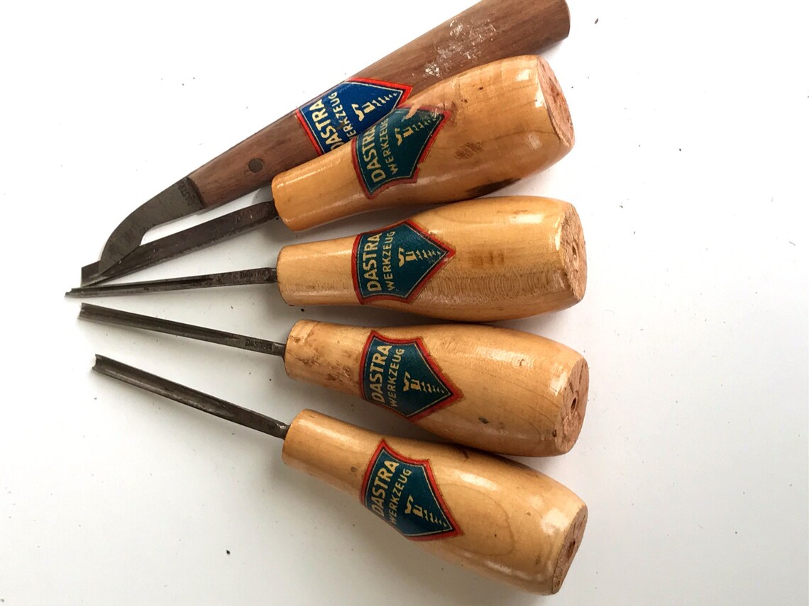 Woodcraft Tools Dastra German Made Tools Dastra Linoleum Etsy
