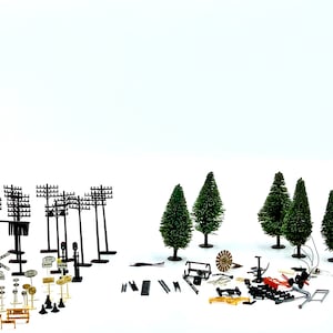HO scale Train Accessories for Vintage Train Tracks Ahm Trains Bachman  Model Railroad Locomotives