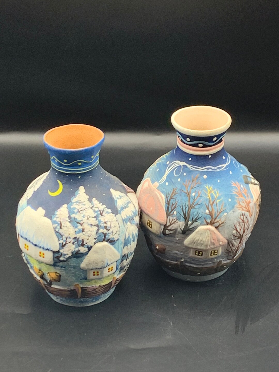 Hand Painted Ukrainian Vase Collection Etsy