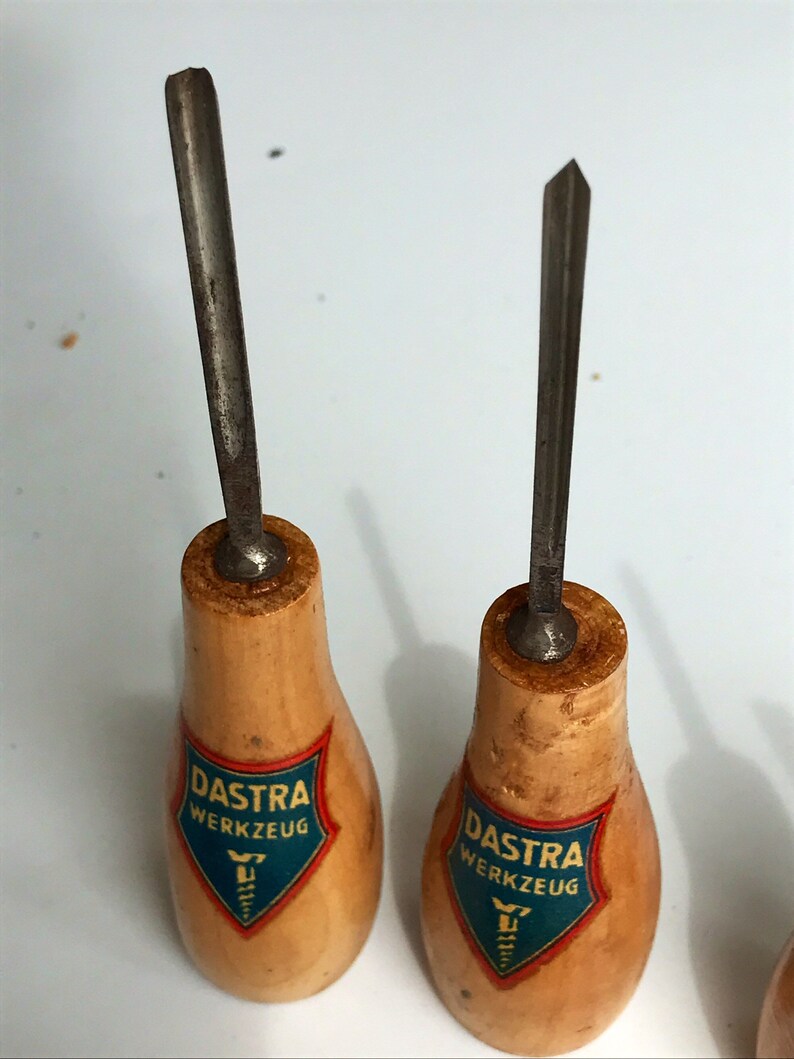 Vintage Dastra Linoleum Schnizer German Tools Woodworking Woodcraft
