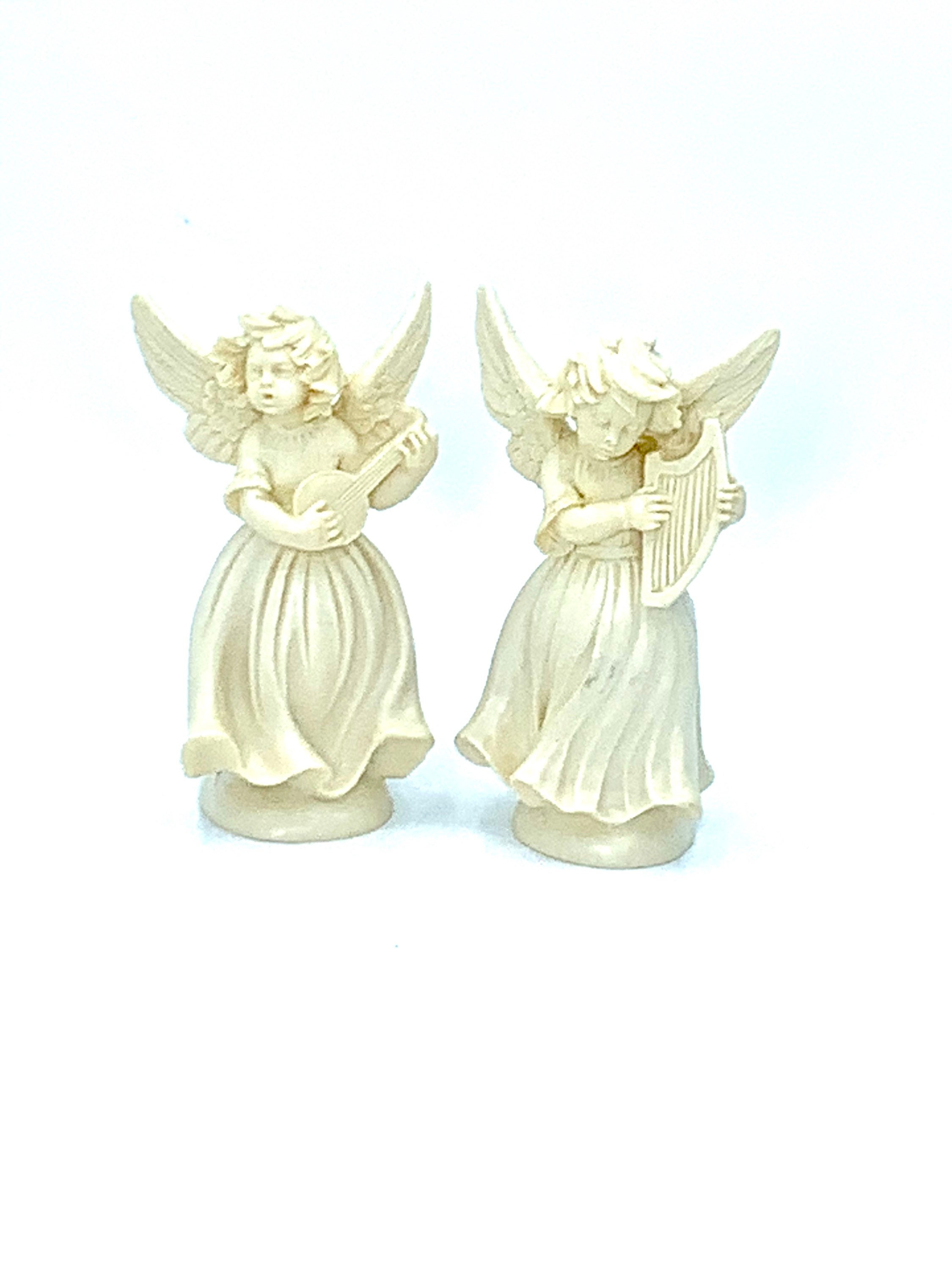 Angel Statues A. Santini Italian Angel Figurines Ardalt Etsy