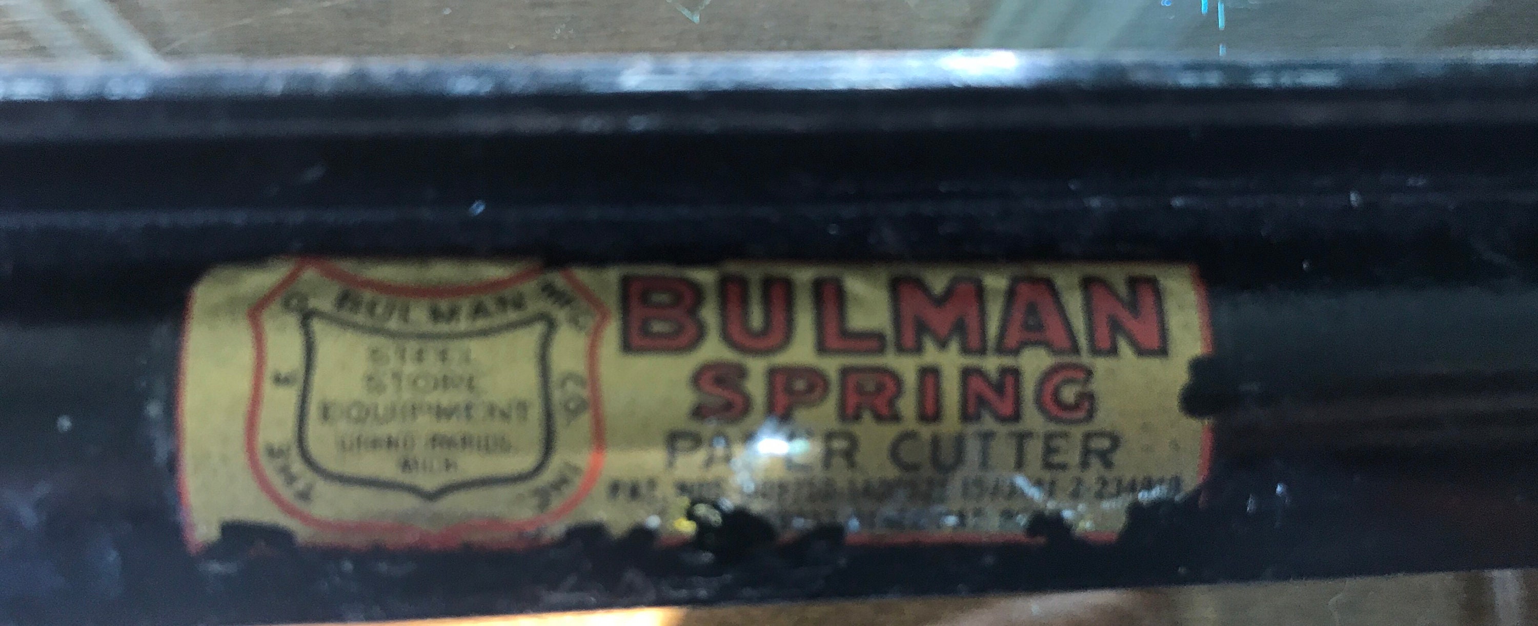 Vintage BUTCHER PAPER DISPENSER CUTTER 15 Roll OLD GREEN PAINT Superb –  Get A Grip & More