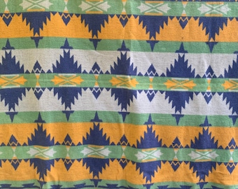 Vintage Southwest camp blanket with Southwest Design