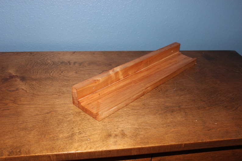 Hand Crafted Spice Rack Reclaimed Maple Wood Spice Rack Spice Shelf Minimalist Floating Wall Mountable
