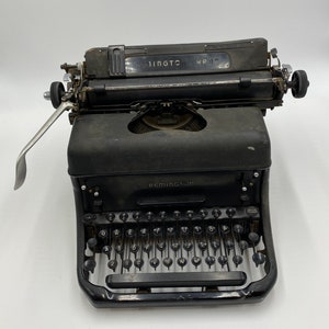 Typewriter, Vintage Typewriter, Remington Typewriter, Antique Typewriter, Remington Rand Office Decor