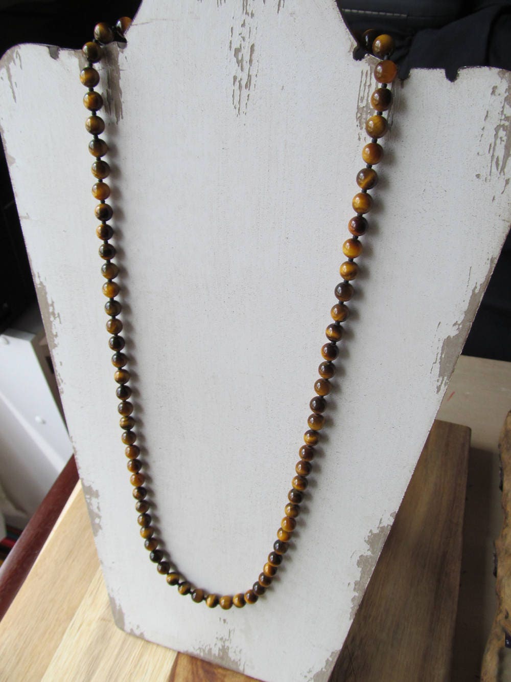 AHONU COLLANA LUNGA OCCHIO DI TIGRE – Mancino Accessori - Foto 10