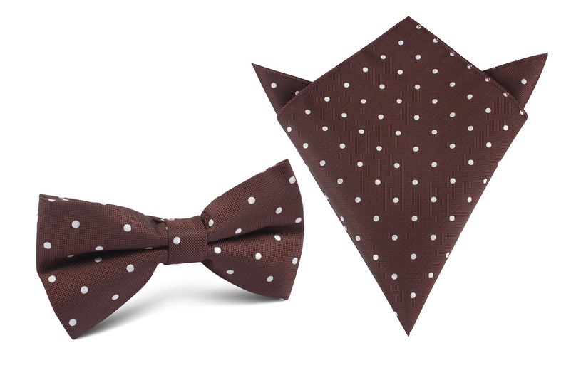 matching bow ties and pocket squares