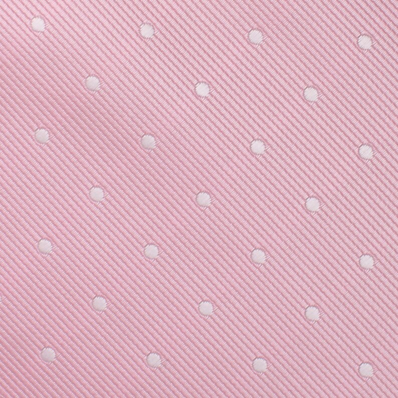M620-ST6 Men/'s 6.5CM Thin Narrow Ties Slim Mens Men Wedding Weddings Groomsmen White Dots On Warm Pink Skinny Tie