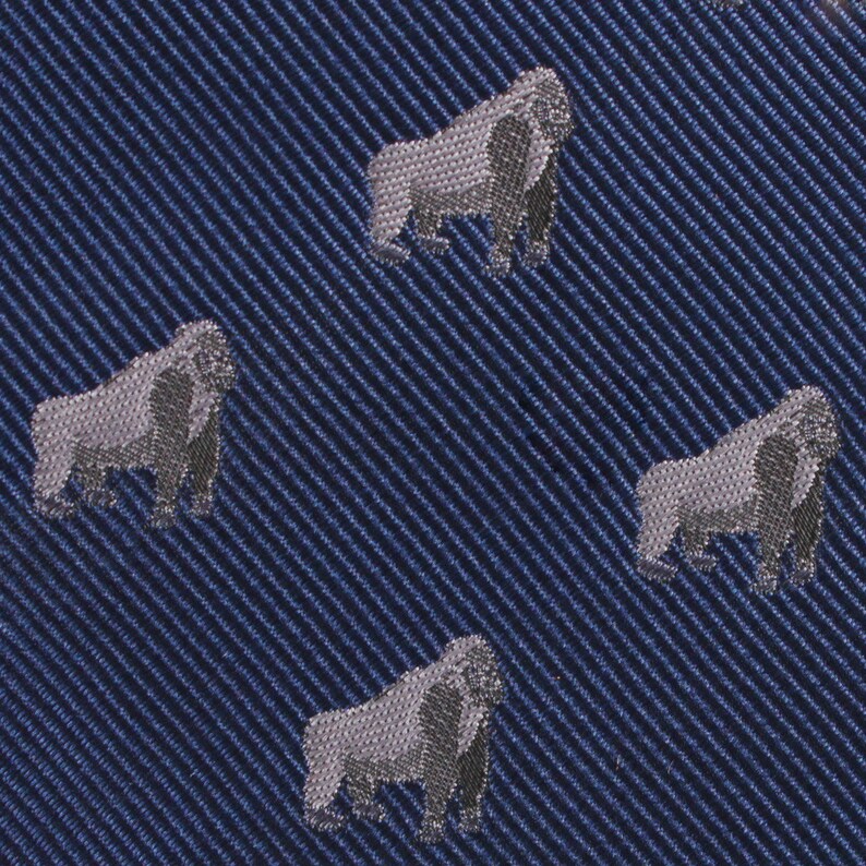 Men/'s Gorilla Skinny Tie M250-ST6 6CM Wide Thin Ties Narrow Slim Neckties Necktie Animal Animals Design Novelty Mens Men Print Style Suits