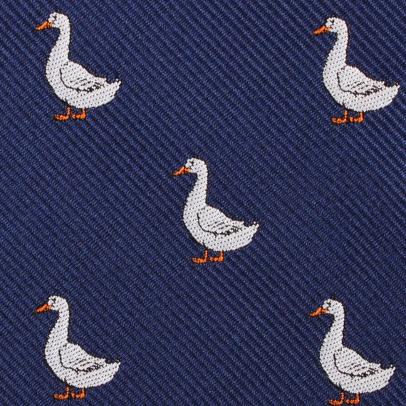 Yellow Ducklings Men/'s Neck Tie Duck Bird Easter Holiday Navy Blue Necktie