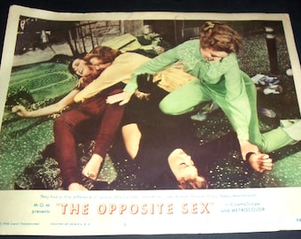 1956 The Opposite Sex movie lobby card