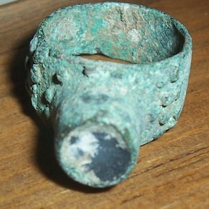 Ancient Roman bronze ring