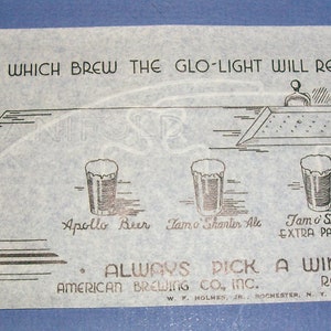 Vintage American Brewing Co. cigarette bar game, unused