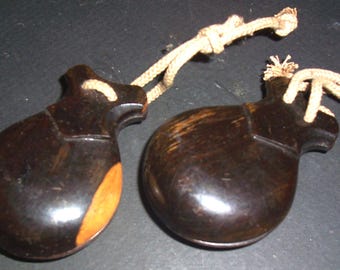 Pair of vintage castanets