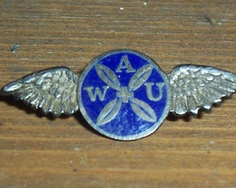 World War 2 aircraft worpers union sterling pin