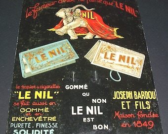 1930 French cigarette papers store sign