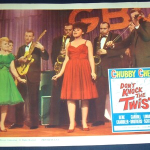 1962 Don&#39;t Knock the Twist movie lobby card