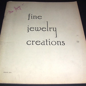 Vintage Jost Bros. fine jewelry catalog