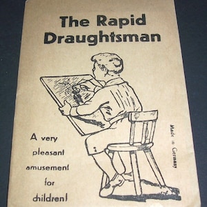 1920s Rapid Draughtsman children&#39;s drawing set