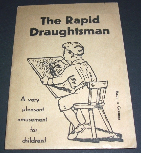 1920s Rapid Draughtsman Children's Drawing Set 