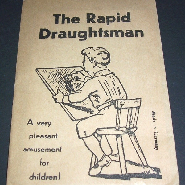 1920s Rapid Draughtsman children's drawing set