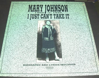1988 Mary Johnson LP, 1930s recordings