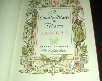 a counterblaste to tobacco pdf King James I, Tobacco, 1604 A Counter-Blaste to Tobacco by