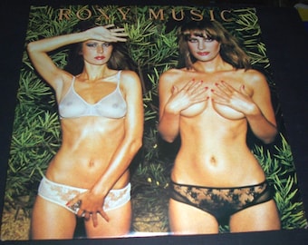1974 Roxy Music Country Life LP record, uncensored cover