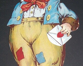 Circa 1902 large mechanical valentine